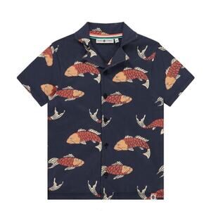Stains & Stories by Babyface | All Over Koi Short Sleeve, 5(110) - NWT